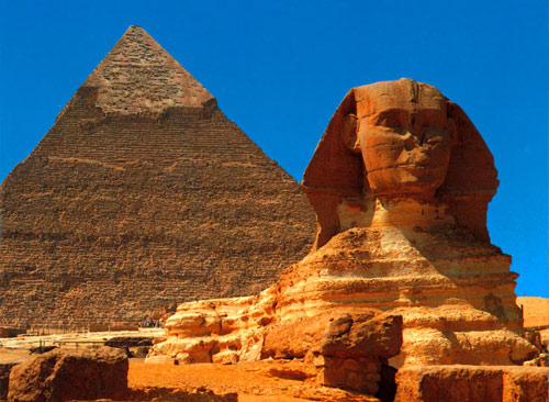 Image result for pyramids and sphinx